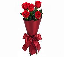 Букет 5 Красных роз Эдлесс Лав в Юность