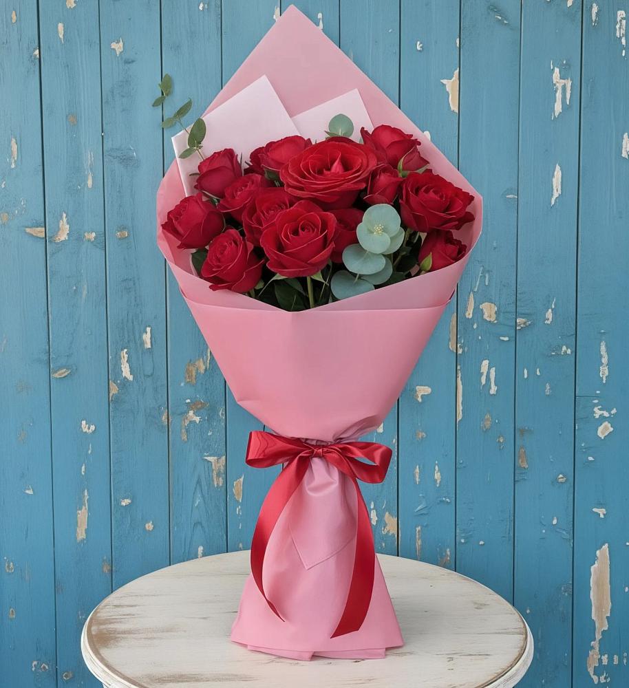 Букет цветов из: Розы в Юность