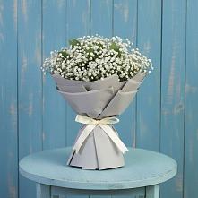 Букет цветов из:  Гипсофила в Юность