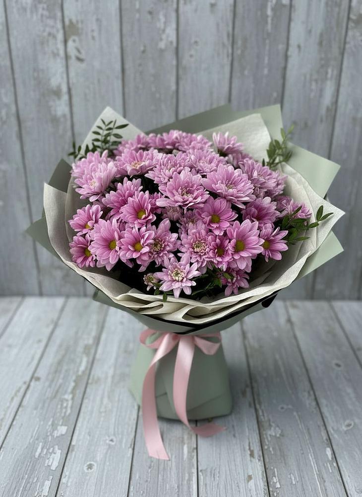 Букет цветов из: Хризантемы в Юность