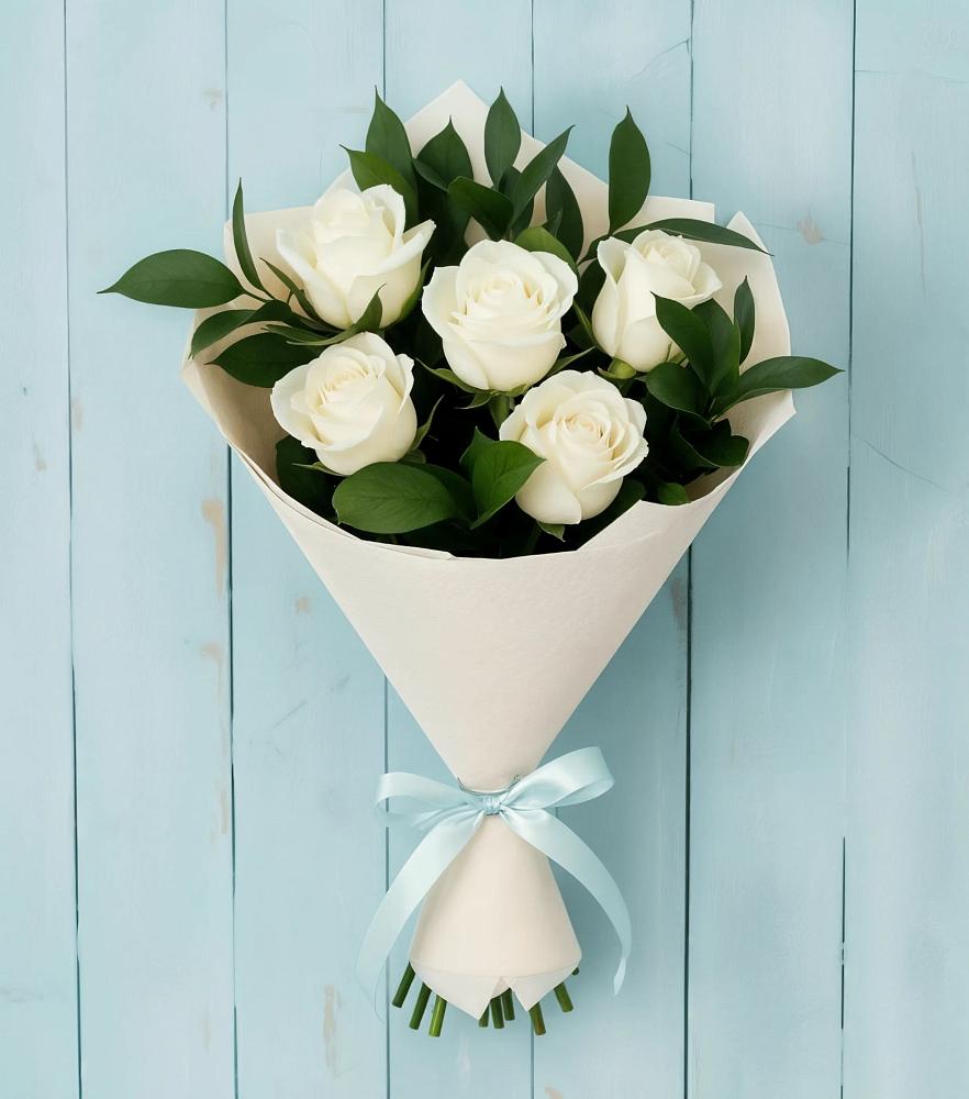 Букет цветов из: Розы в Юность