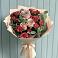 Букет цветов из: Гвоздики и Розы в Юность