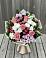 Букет цветов из: Альстромерии, Гвоздики, Розы и Хризантемы в Юность