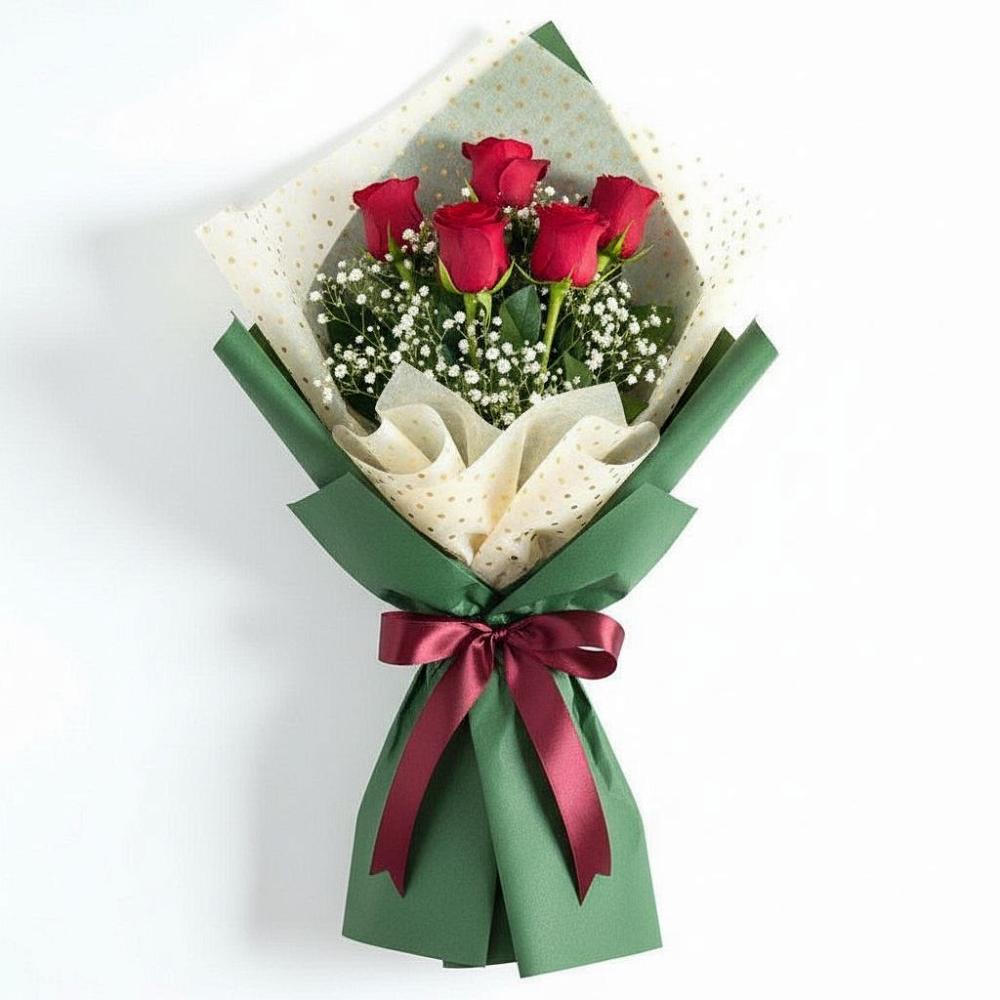 Букет цветов из: Розы в Юность