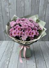 Букет цветов из:  Хризантемы в Юность