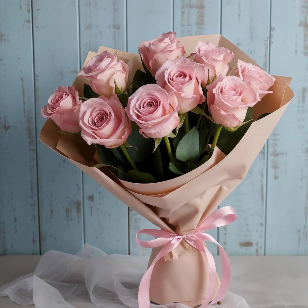 Букет цветов из: Розы в Юность