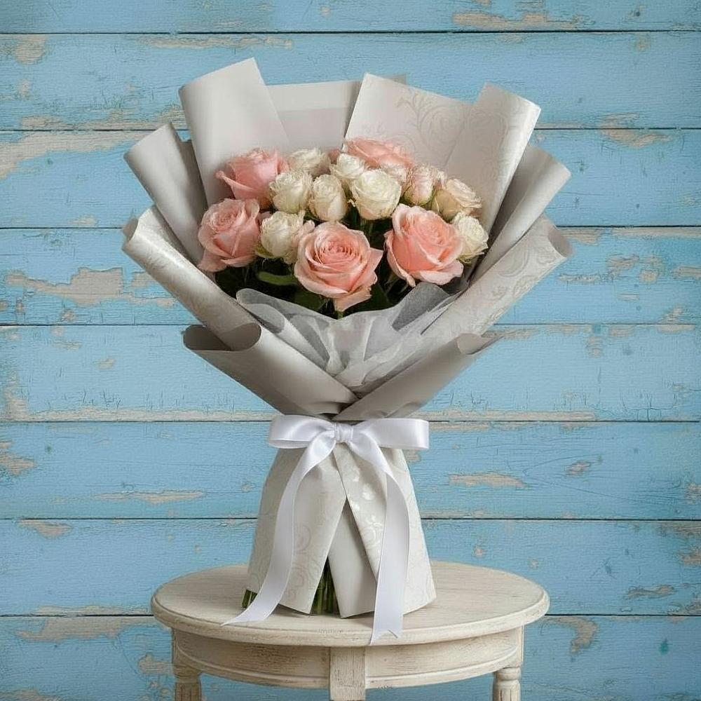 Букет цветов из: Розы в Юность