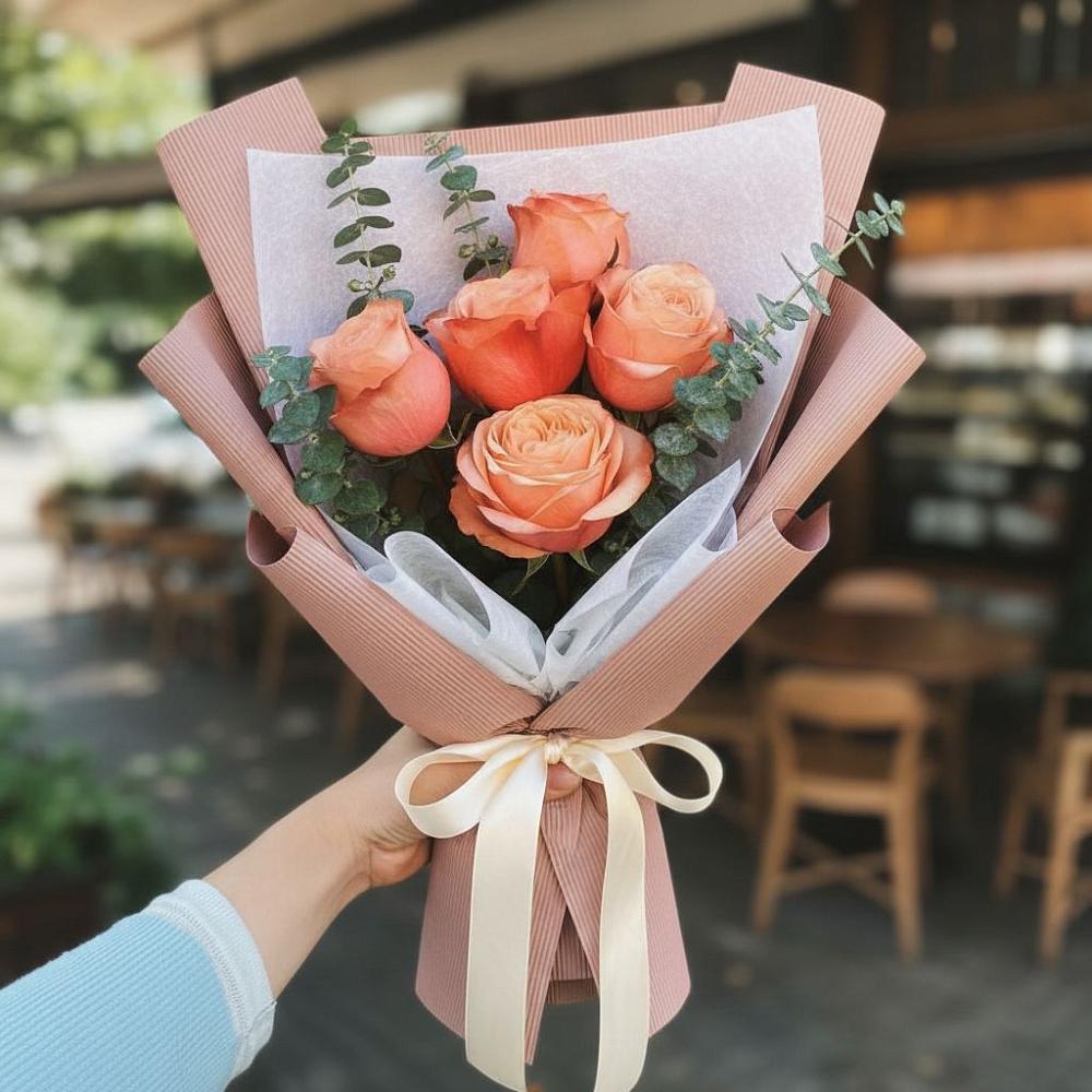 Букет цветов из: Розы в Юность