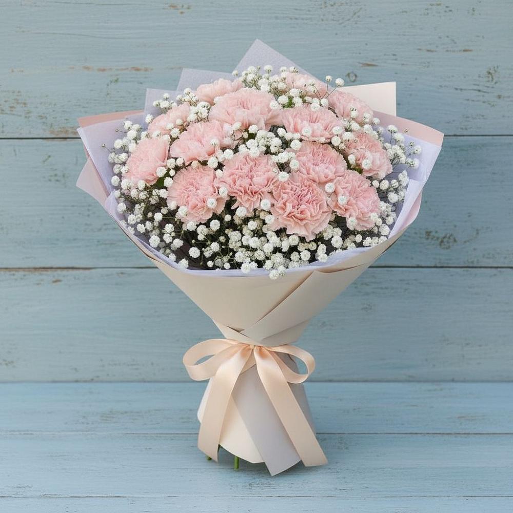Букет цветов из: Гвоздики в Юность