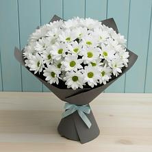 Букет цветов из:  Хризантемы в Юность