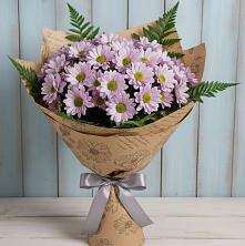 Букет цветов из:  Хризантемы в Юность