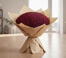 Букет 101 Красная роза в Юность