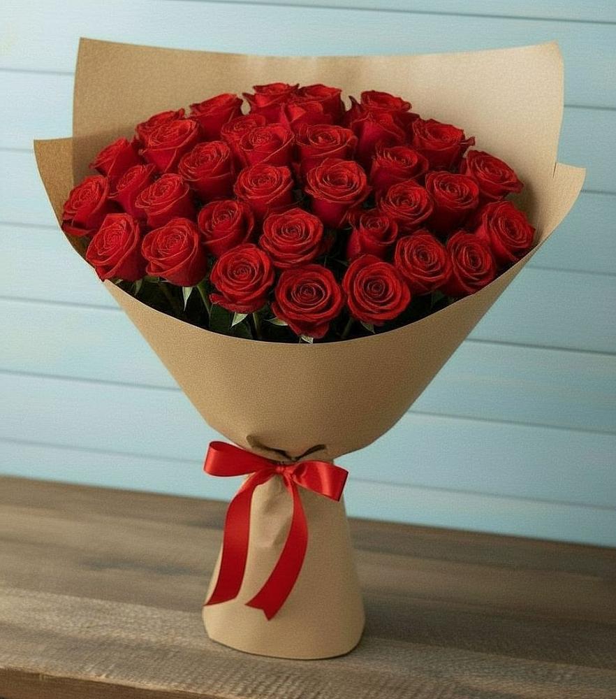 Букет Красные розы Милано в Юность