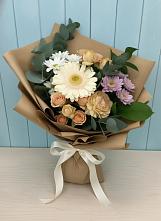 Букет цветов из:  Герберы и Хризантемы #REPLACE_PRED# Юность