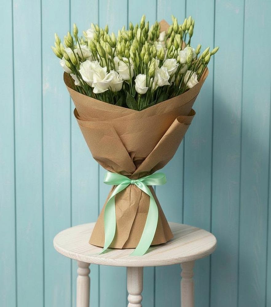 Букет цветов из: Лизиантусы в Юность