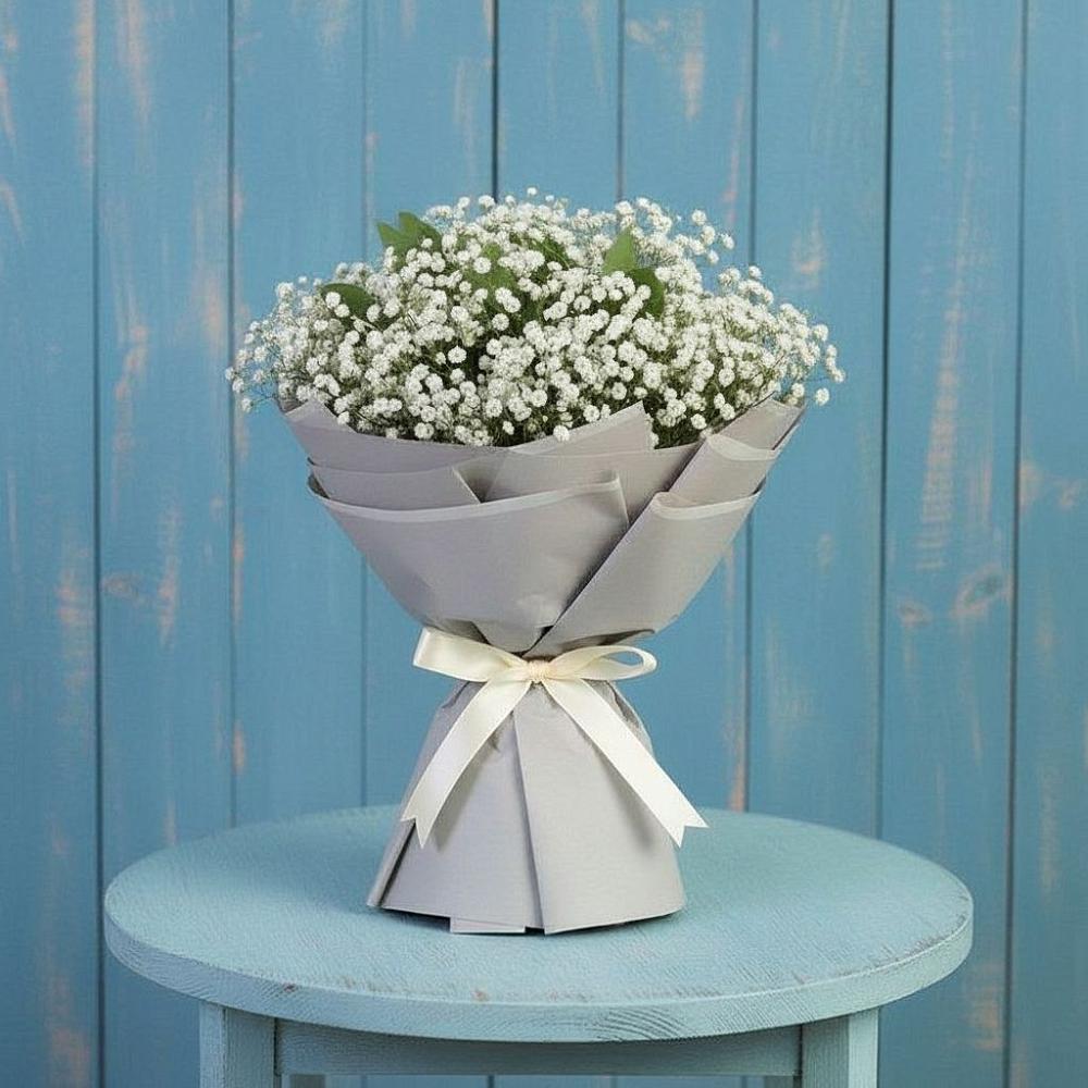 Букет цветов из: Гипсофила в Юность