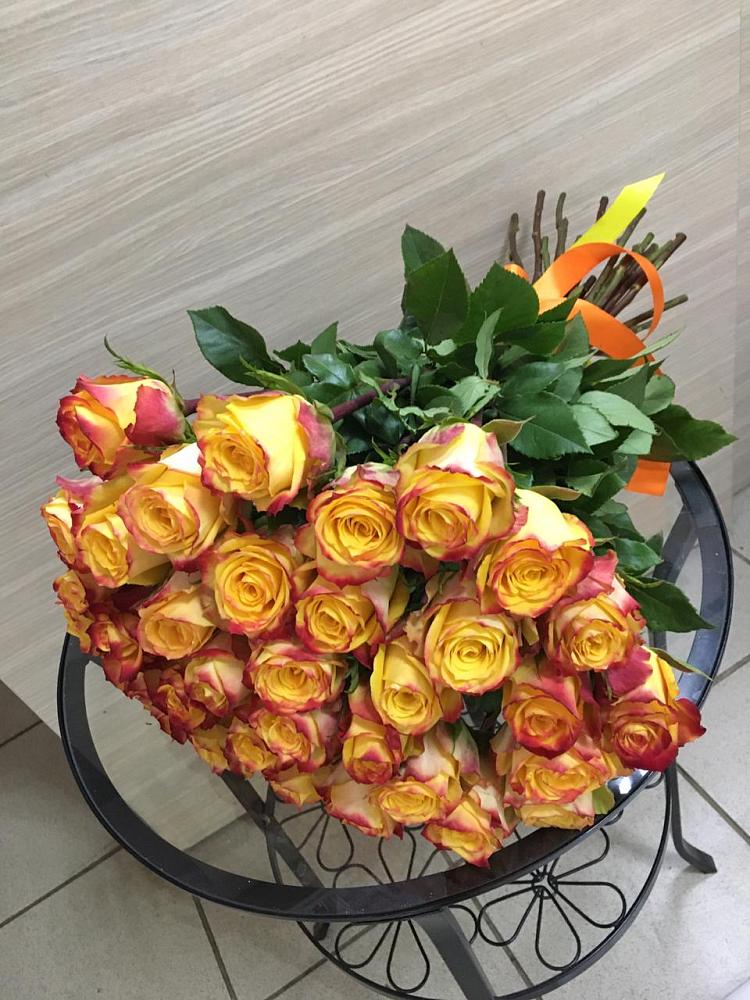 Букет Желтые розы в Юность