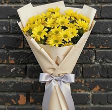 Букет цветов из:  Хризантемы #REPLACE_PRED# Юность