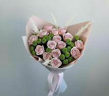 Букет цветов из:  Розы и Хризантемы #REPLACE_PRED# Юность