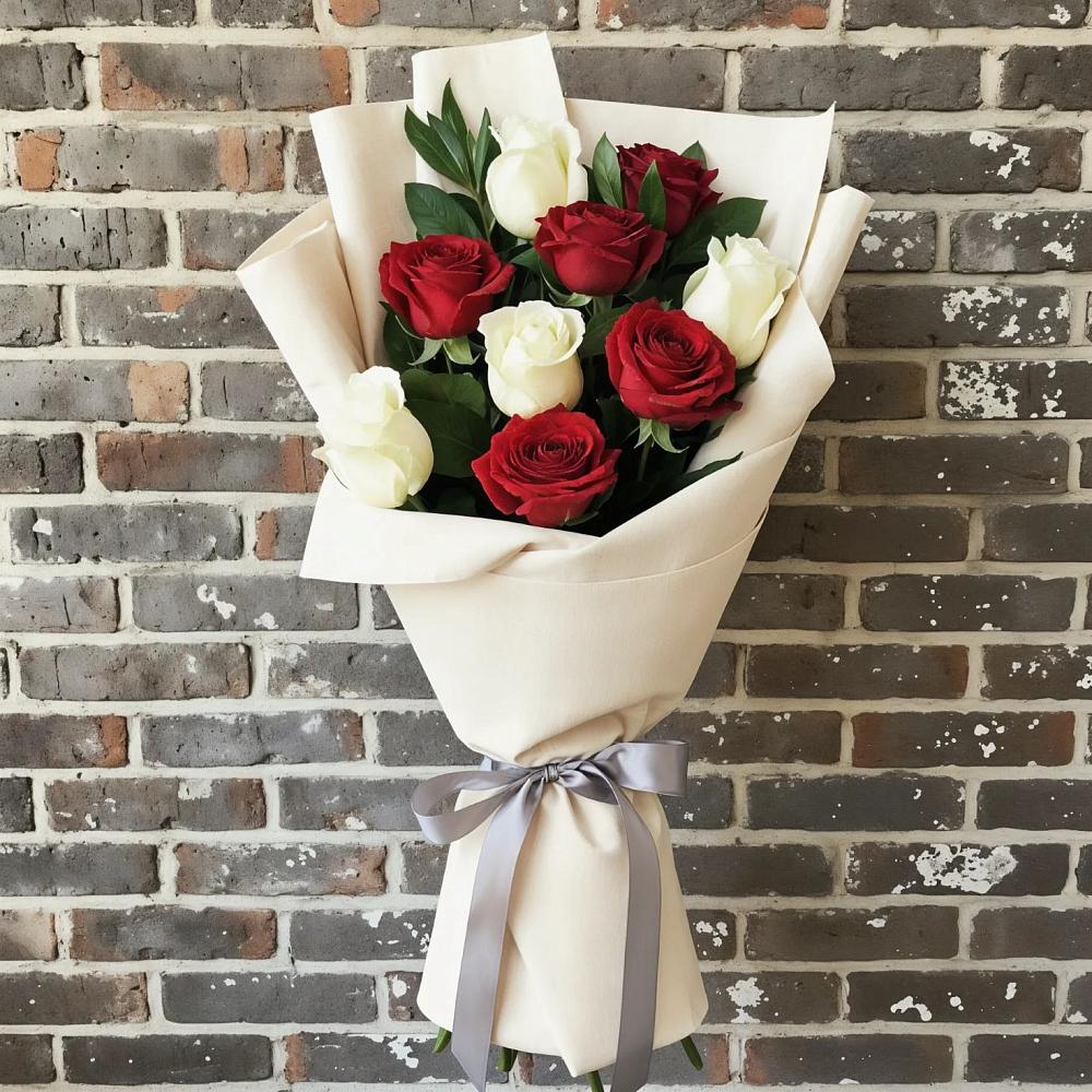 Букет цветов из: Розы в Юность