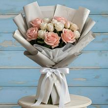 Букет цветов из:  Розы #REPLACE_PRED# Юность