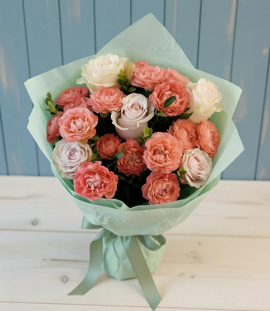 Букет цветов из: Розы в Юность