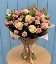 Букет цветов из:  Розы в Юность