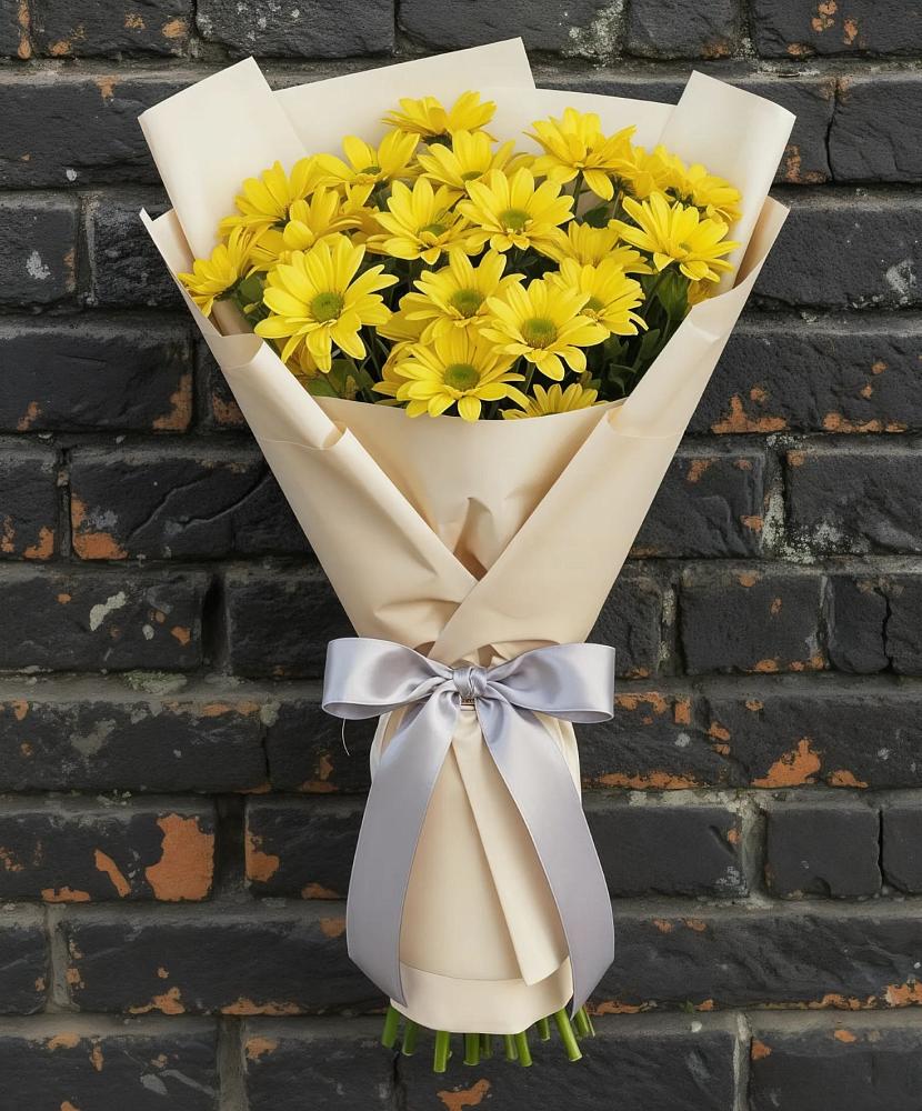 Букет цветов из: Хризантемы в Юность