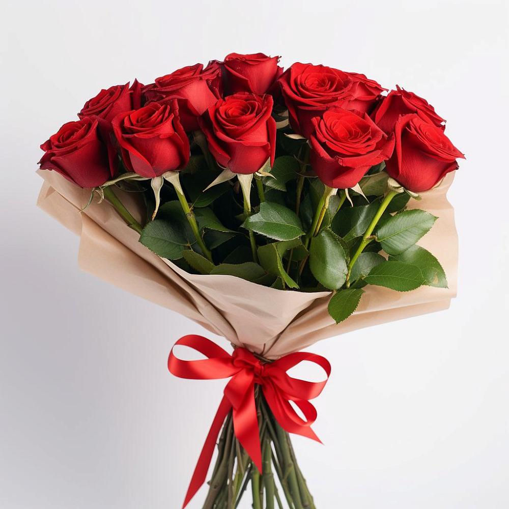 Букет 11 Красных роз Эдлесс Лав в Юность