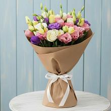 Букет цветов из:  Лизиантусы в Юность